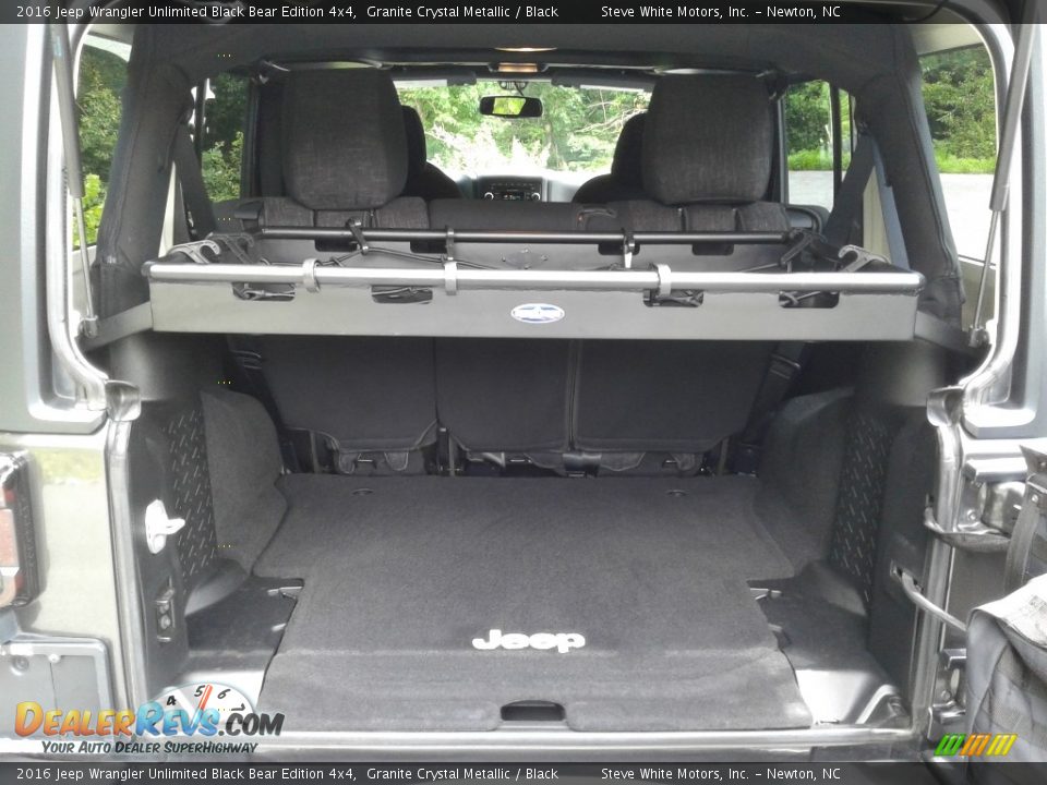 2016 Jeep Wrangler Unlimited Black Bear Edition 4x4 Trunk Photo #17