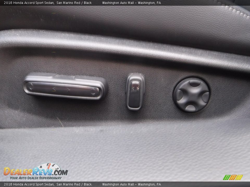 2018 Honda Accord Sport Sedan San Marino Red / Black Photo #13