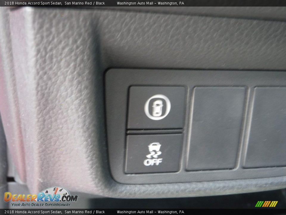 2018 Honda Accord Sport Sedan San Marino Red / Black Photo #14