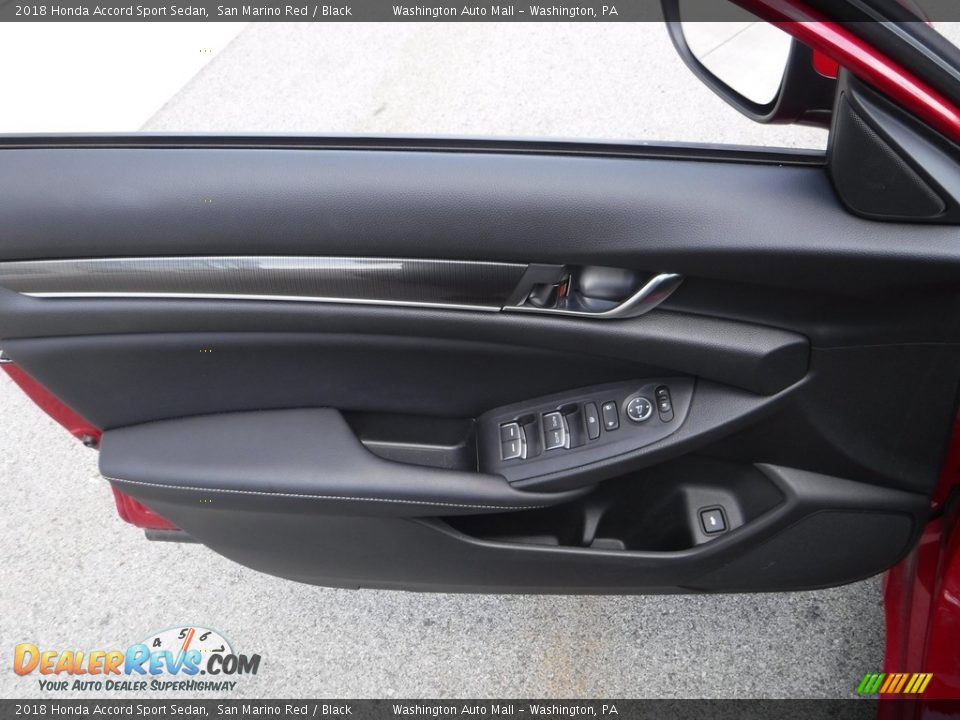2018 Honda Accord Sport Sedan San Marino Red / Black Photo #15