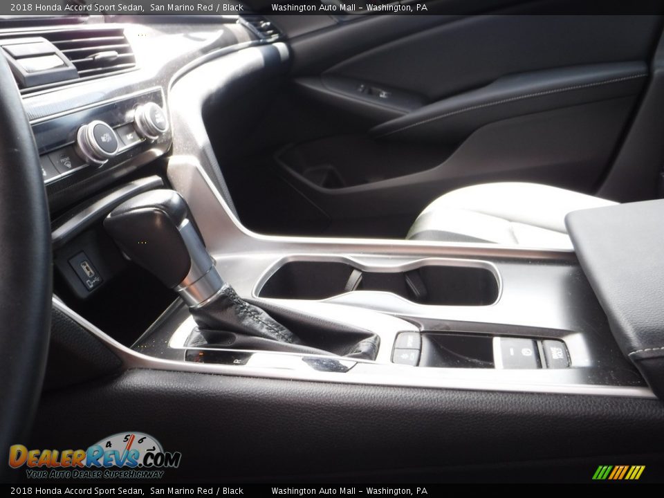 2018 Honda Accord Sport Sedan San Marino Red / Black Photo #17