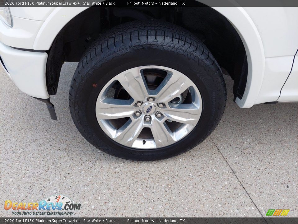 2020 Ford F150 Platinum SuperCrew 4x4 Star White / Black Photo #9