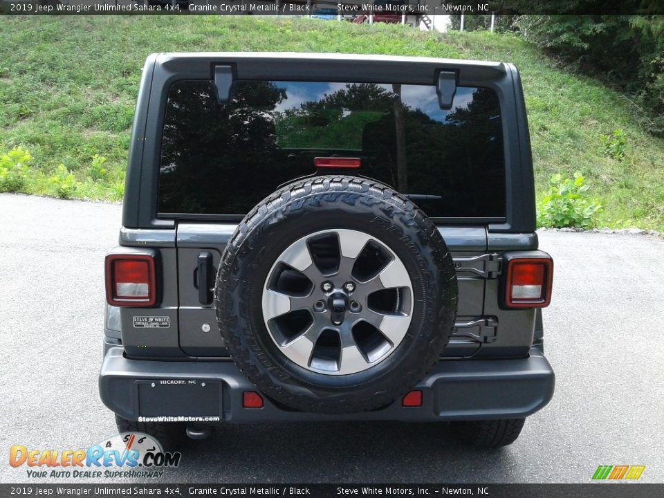 2019 Jeep Wrangler Unlimited Sahara 4x4 Granite Crystal Metallic / Black Photo #8