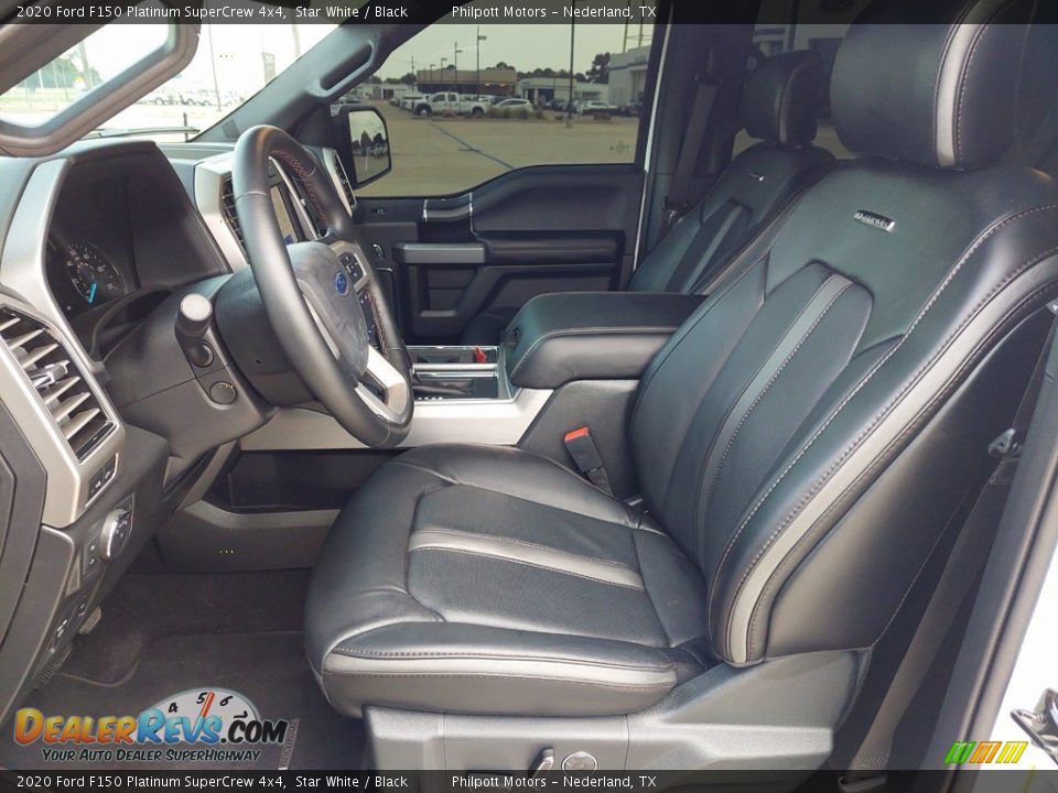 2020 Ford F150 Platinum SuperCrew 4x4 Star White / Black Photo #10