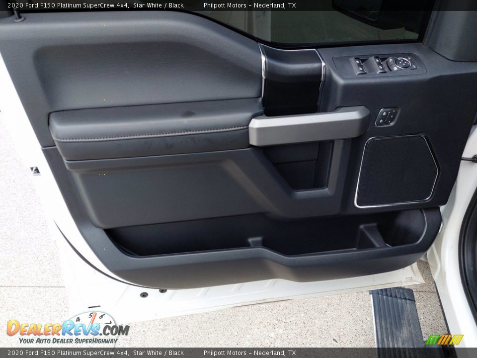 2020 Ford F150 Platinum SuperCrew 4x4 Star White / Black Photo #13