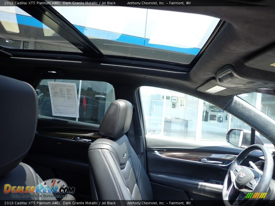 2019 Cadillac XT5 Platinum AWD Dark Granite Metallic / Jet Black Photo #12