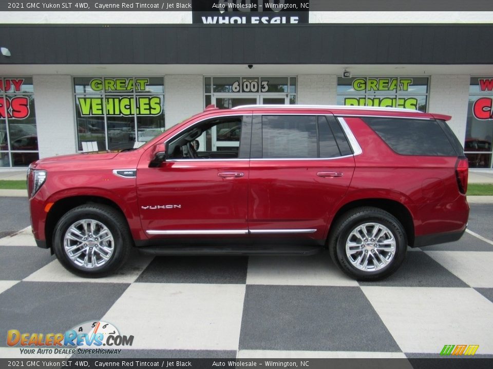2021 GMC Yukon SLT 4WD Cayenne Red Tintcoat / Jet Black Photo #1