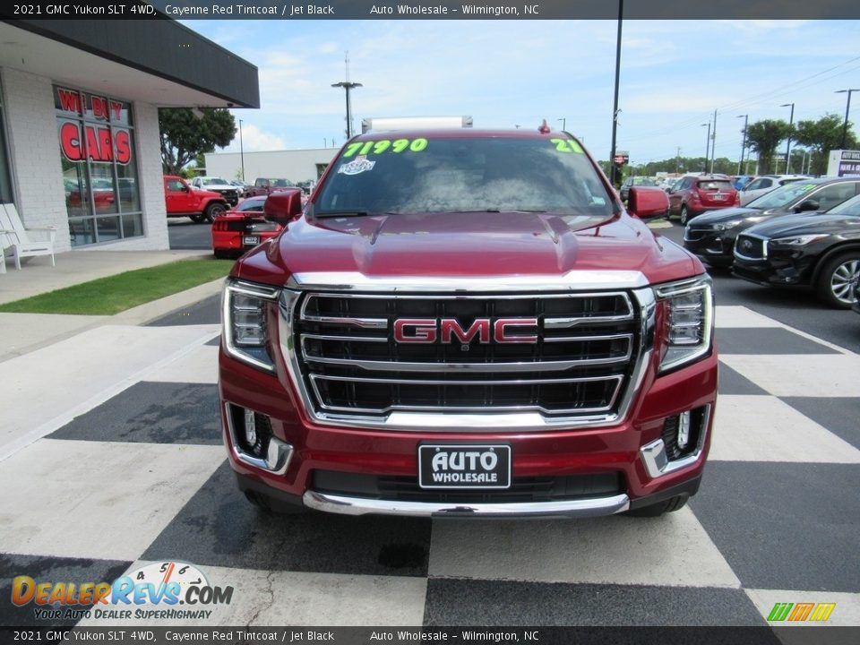 2021 GMC Yukon SLT 4WD Cayenne Red Tintcoat / Jet Black Photo #2