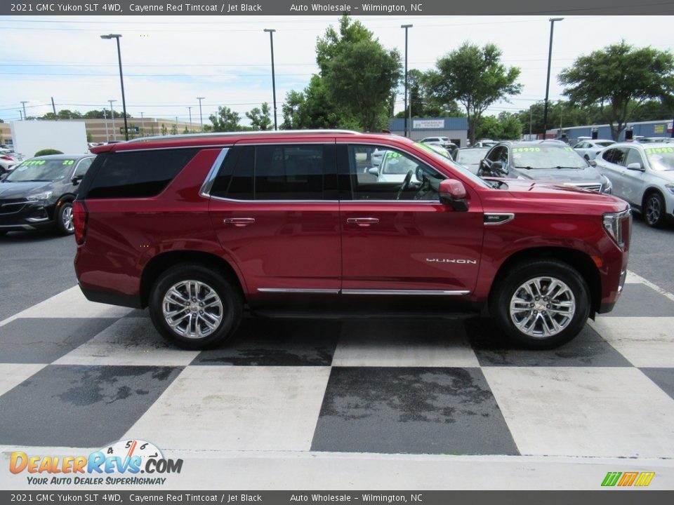 2021 GMC Yukon SLT 4WD Cayenne Red Tintcoat / Jet Black Photo #3