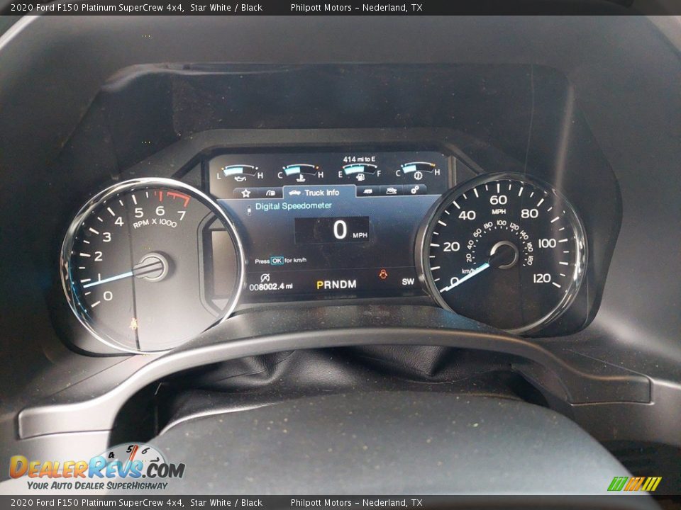 2020 Ford F150 Platinum SuperCrew 4x4 Star White / Black Photo #18