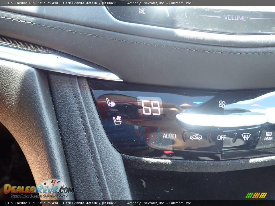 2019 Cadillac XT5 Platinum AWD Dark Granite Metallic / Jet Black Photo #20