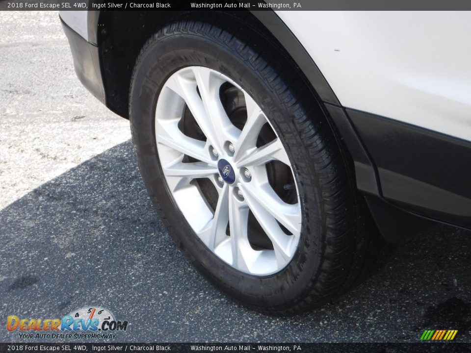 2018 Ford Escape SEL 4WD Ingot Silver / Charcoal Black Photo #3