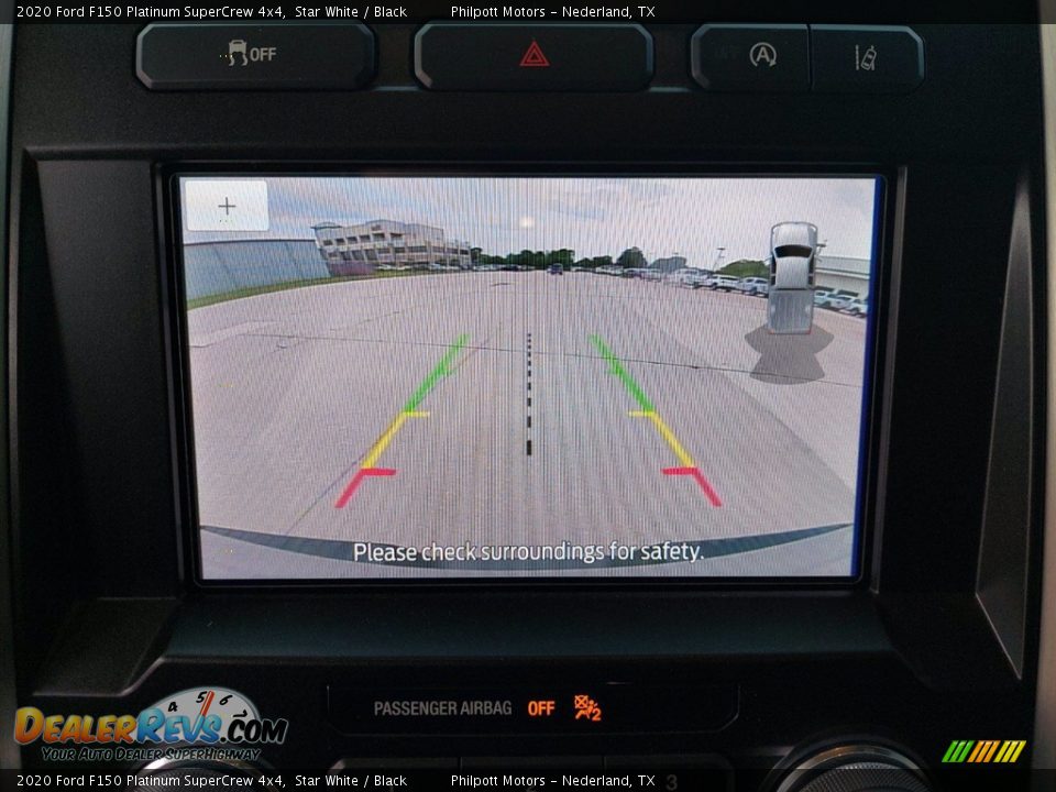 2020 Ford F150 Platinum SuperCrew 4x4 Star White / Black Photo #21