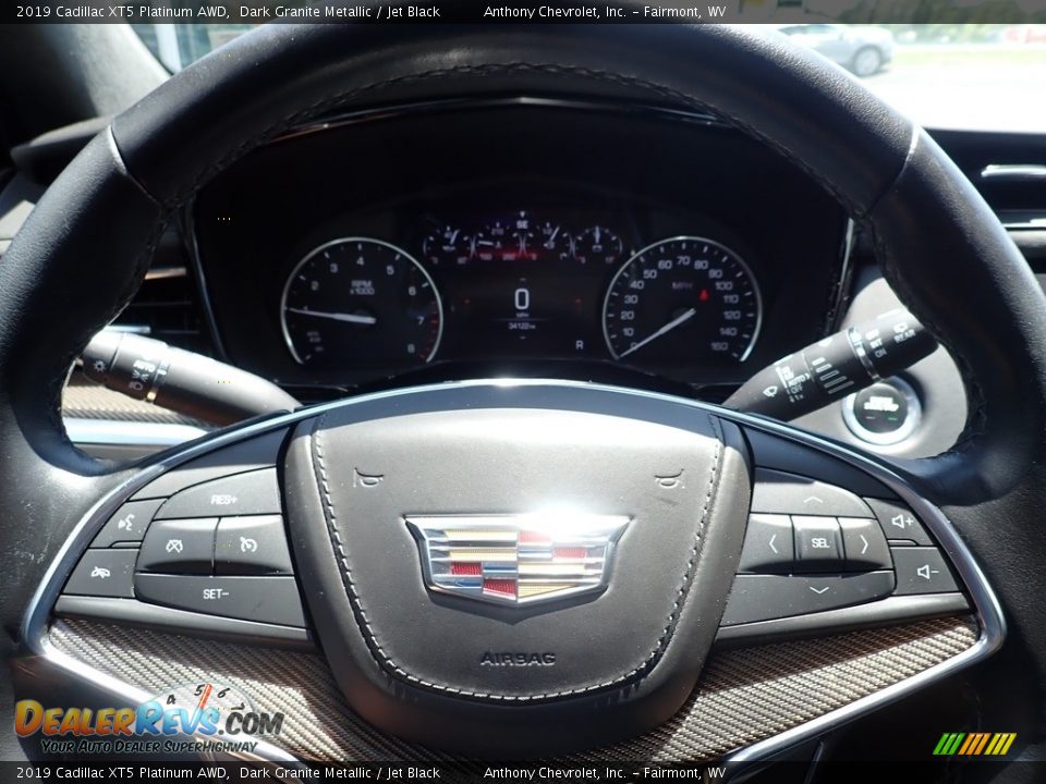 2019 Cadillac XT5 Platinum AWD Dark Granite Metallic / Jet Black Photo #21