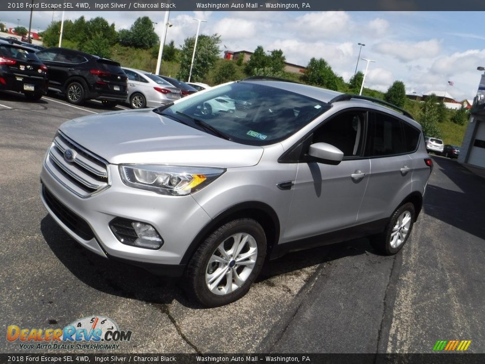 2018 Ford Escape SEL 4WD Ingot Silver / Charcoal Black Photo #5