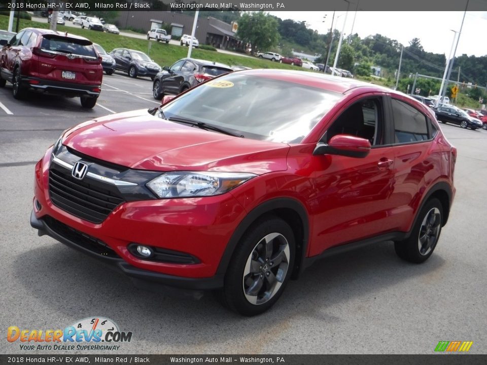 2018 Honda HR-V EX AWD Milano Red / Black Photo #6