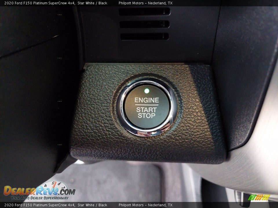 2020 Ford F150 Platinum SuperCrew 4x4 Star White / Black Photo #24