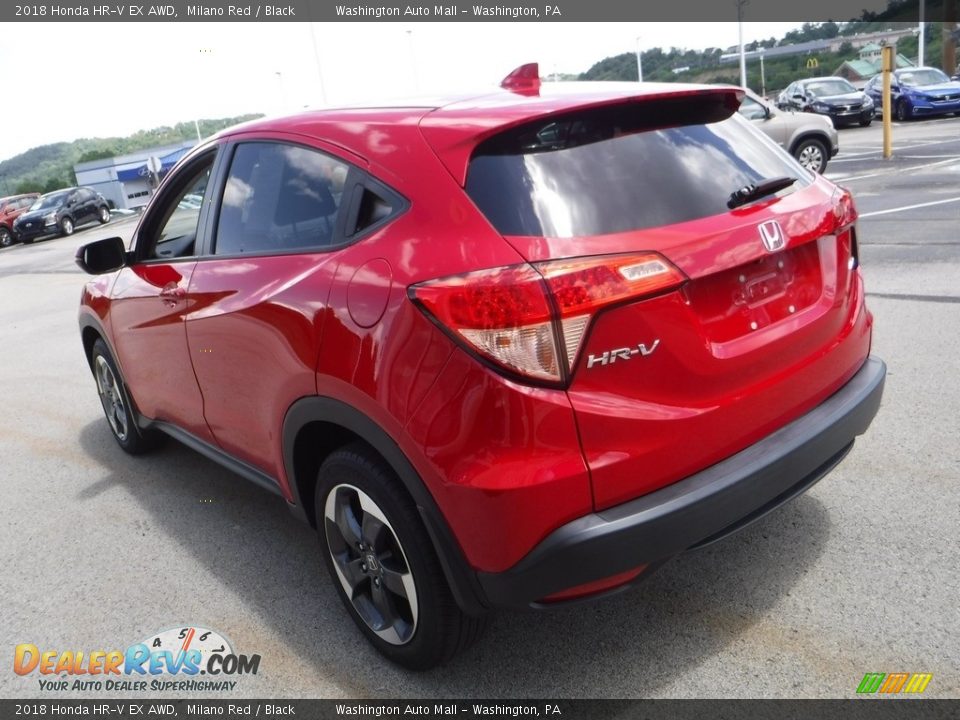 2018 Honda HR-V EX AWD Milano Red / Black Photo #8