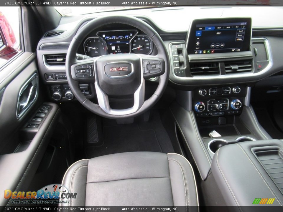 2021 GMC Yukon SLT 4WD Cayenne Red Tintcoat / Jet Black Photo #15