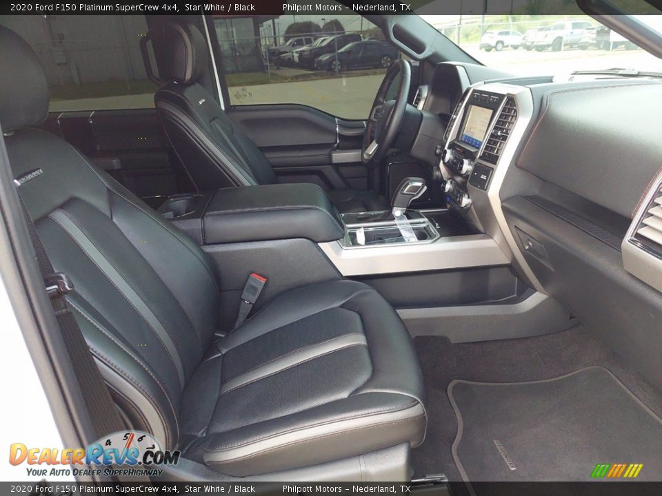2020 Ford F150 Platinum SuperCrew 4x4 Star White / Black Photo #30