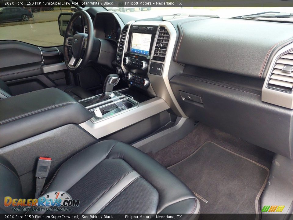 2020 Ford F150 Platinum SuperCrew 4x4 Star White / Black Photo #31