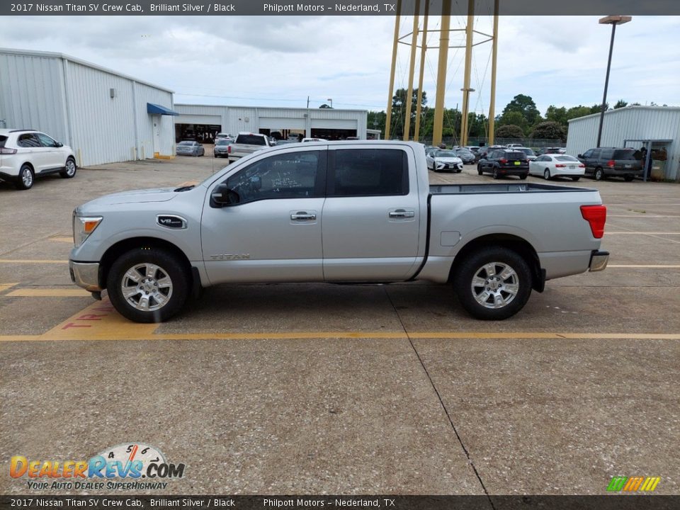 Brilliant Silver 2017 Nissan Titan SV Crew Cab Photo #4