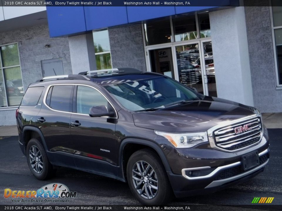 2018 GMC Acadia SLT AWD Ebony Twilight Metallic / Jet Black Photo #1