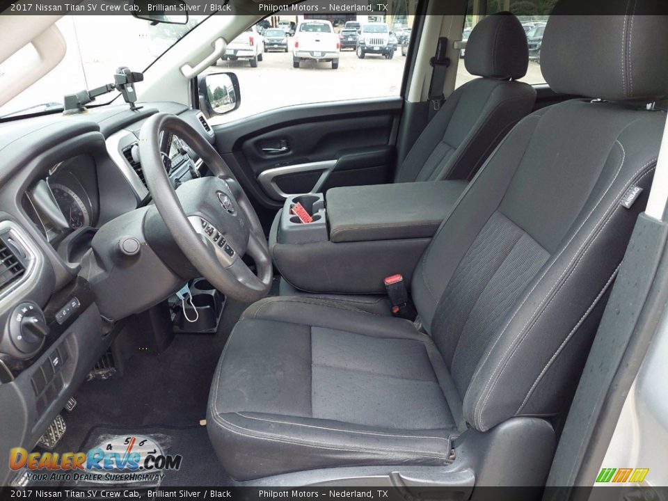Black Interior - 2017 Nissan Titan SV Crew Cab Photo #10