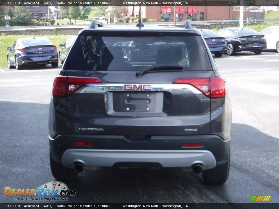 2018 GMC Acadia SLT AWD Ebony Twilight Metallic / Jet Black Photo #8