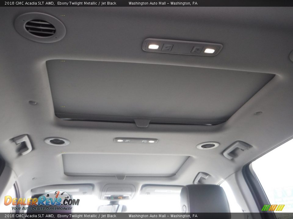 2018 GMC Acadia SLT AWD Ebony Twilight Metallic / Jet Black Photo #11