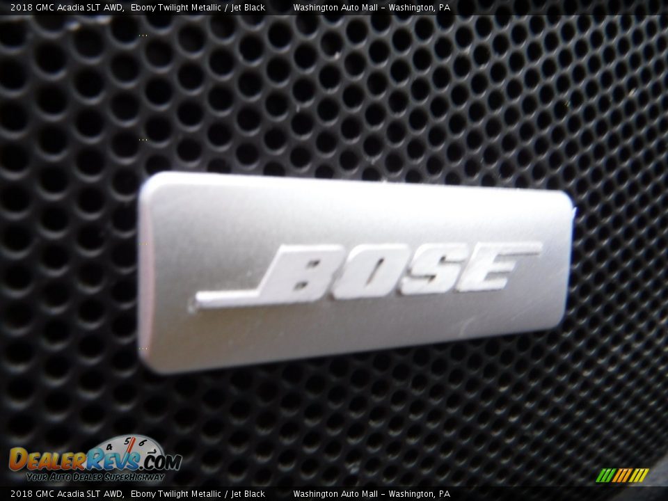 2018 GMC Acadia SLT AWD Ebony Twilight Metallic / Jet Black Photo #16
