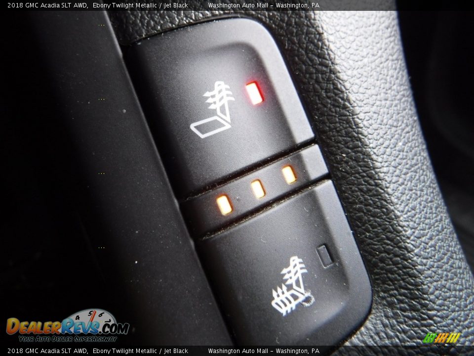 2018 GMC Acadia SLT AWD Ebony Twilight Metallic / Jet Black Photo #17