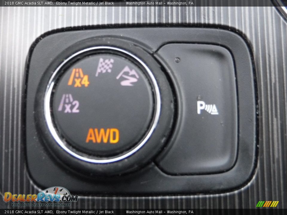 2018 GMC Acadia SLT AWD Ebony Twilight Metallic / Jet Black Photo #19