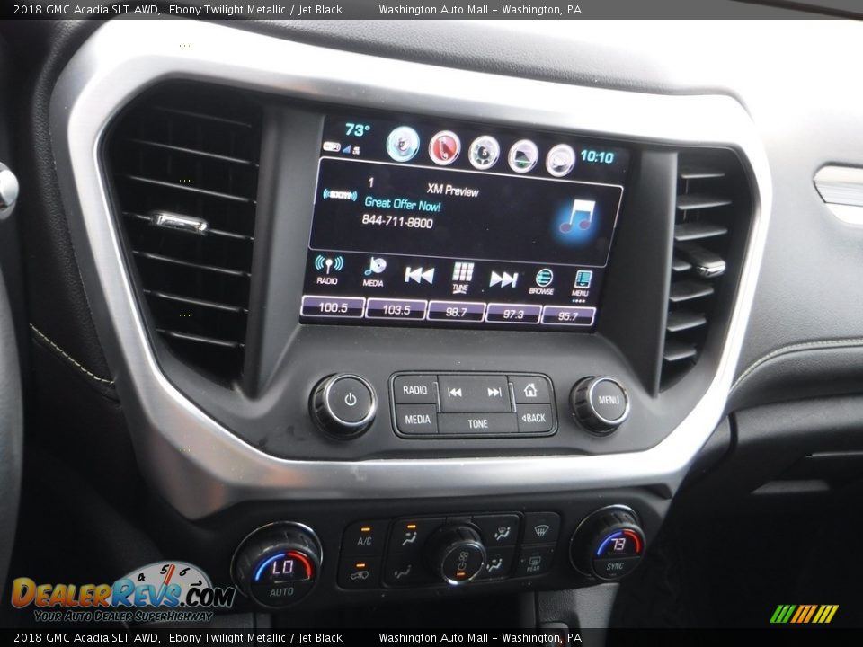 2018 GMC Acadia SLT AWD Ebony Twilight Metallic / Jet Black Photo #20