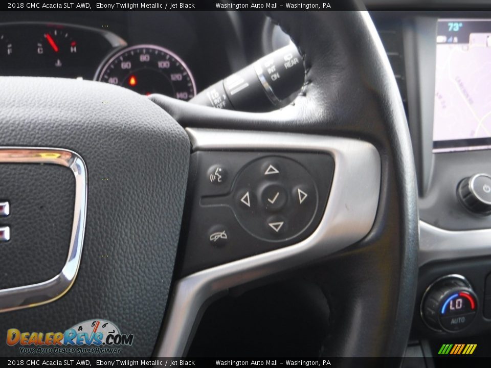 2018 GMC Acadia SLT AWD Ebony Twilight Metallic / Jet Black Photo #25