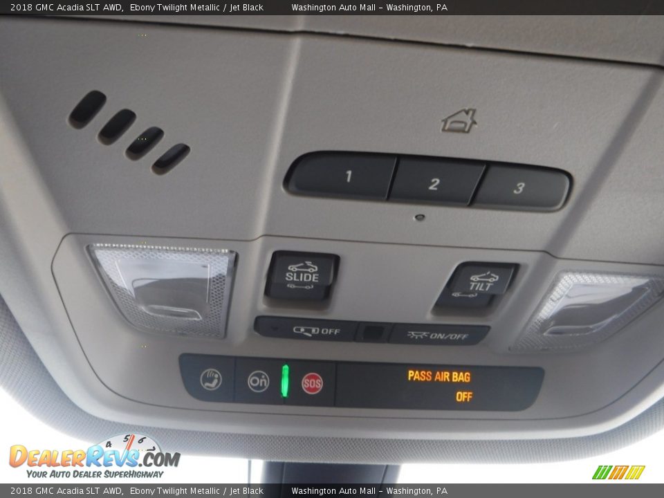 2018 GMC Acadia SLT AWD Ebony Twilight Metallic / Jet Black Photo #26