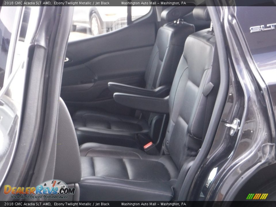 2018 GMC Acadia SLT AWD Ebony Twilight Metallic / Jet Black Photo #28
