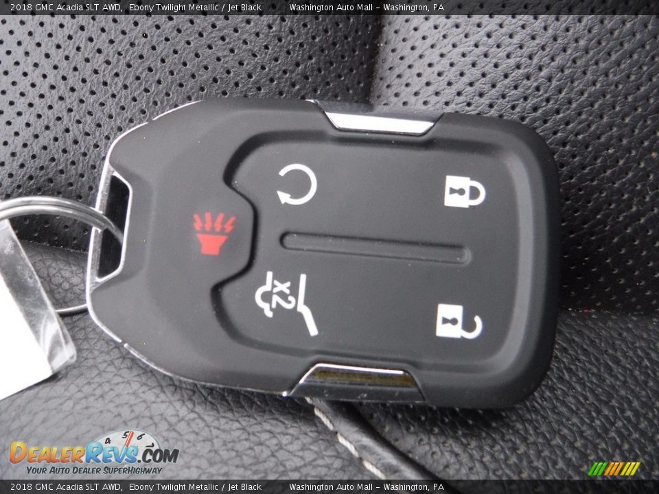 2018 GMC Acadia SLT AWD Ebony Twilight Metallic / Jet Black Photo #31