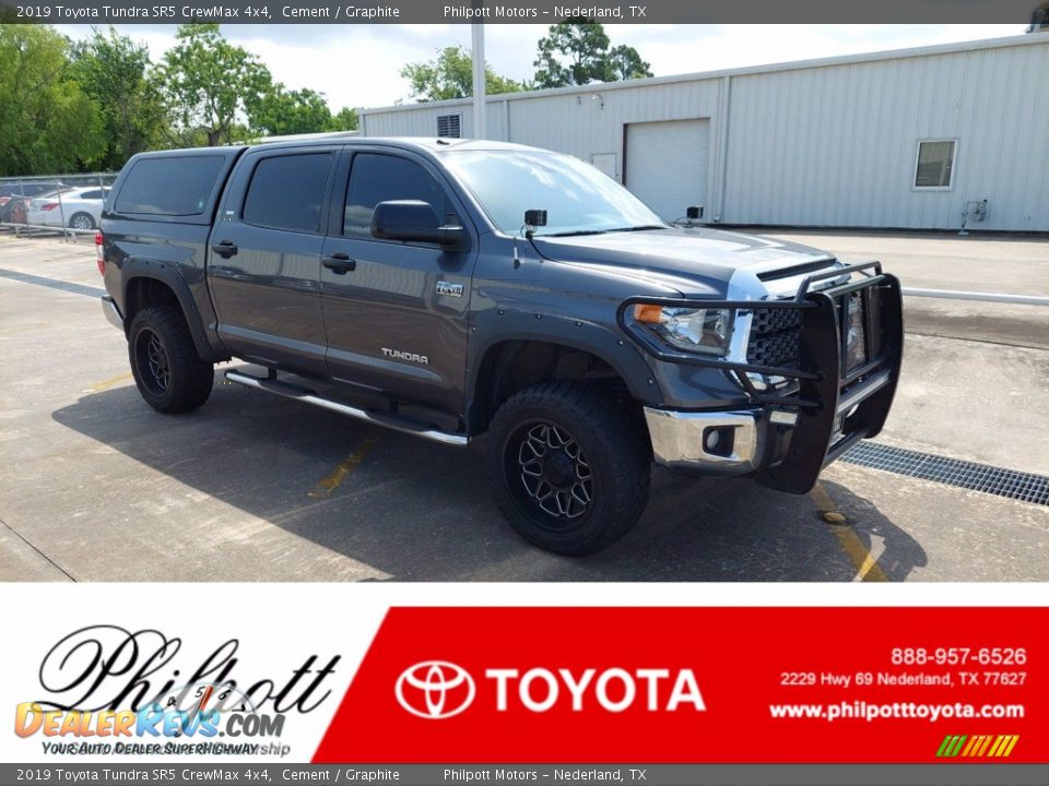 2019 Toyota Tundra SR5 CrewMax 4x4 Cement / Graphite Photo #1