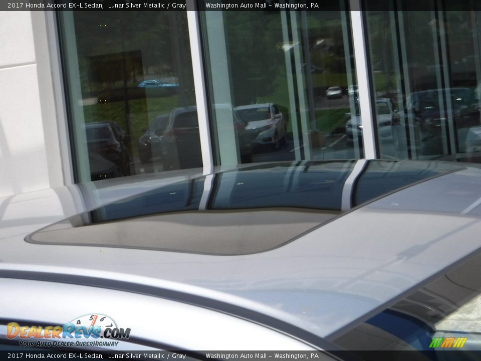 2017 Honda Accord EX-L Sedan Lunar Silver Metallic / Gray Photo #3