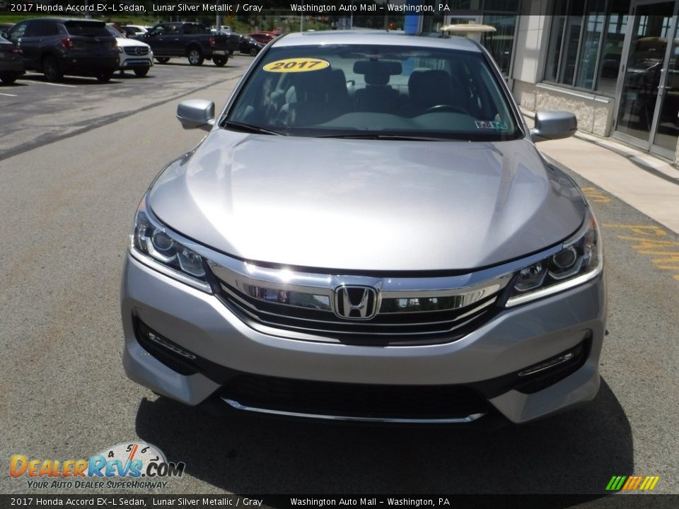 2017 Honda Accord EX-L Sedan Lunar Silver Metallic / Gray Photo #5