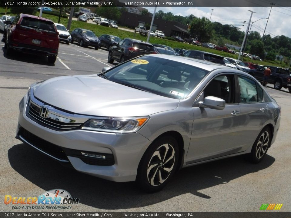 2017 Honda Accord EX-L Sedan Lunar Silver Metallic / Gray Photo #6