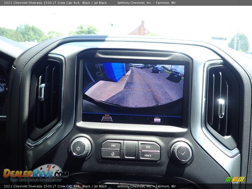 2021 Chevrolet Silverado 1500 LT Crew Cab 4x4 Black / Jet Black Photo #17