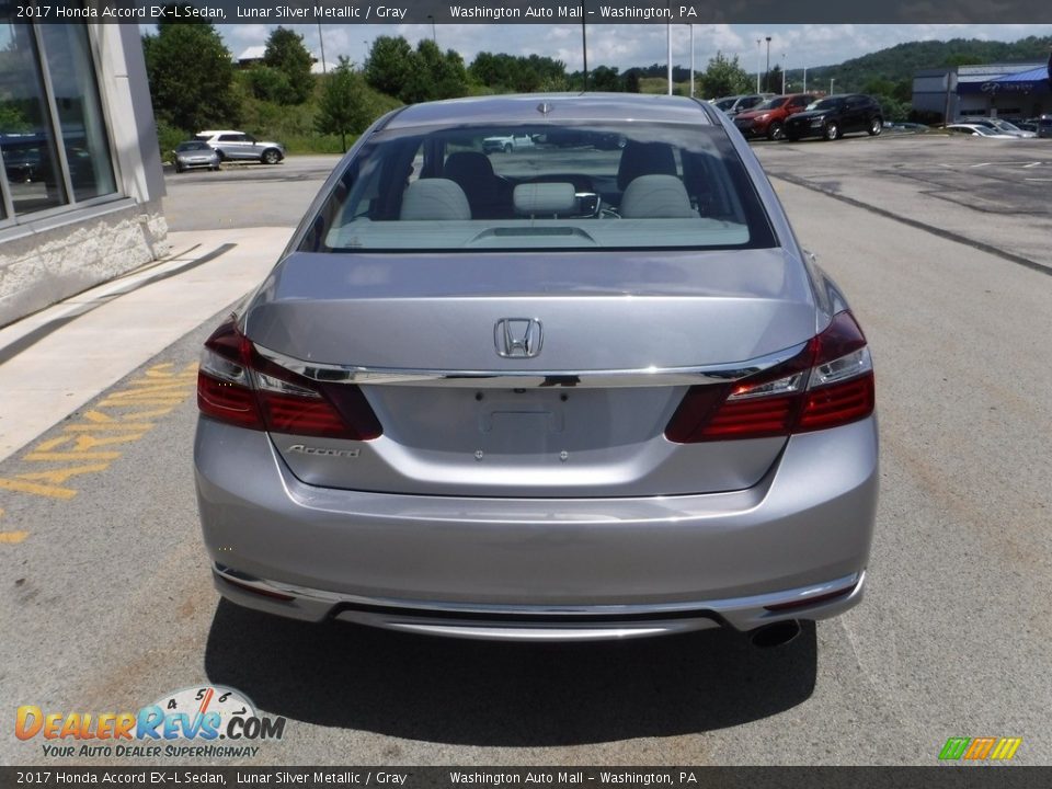 2017 Honda Accord EX-L Sedan Lunar Silver Metallic / Gray Photo #9