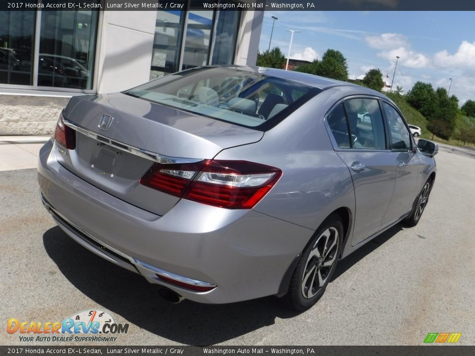 2017 Honda Accord EX-L Sedan Lunar Silver Metallic / Gray Photo #10