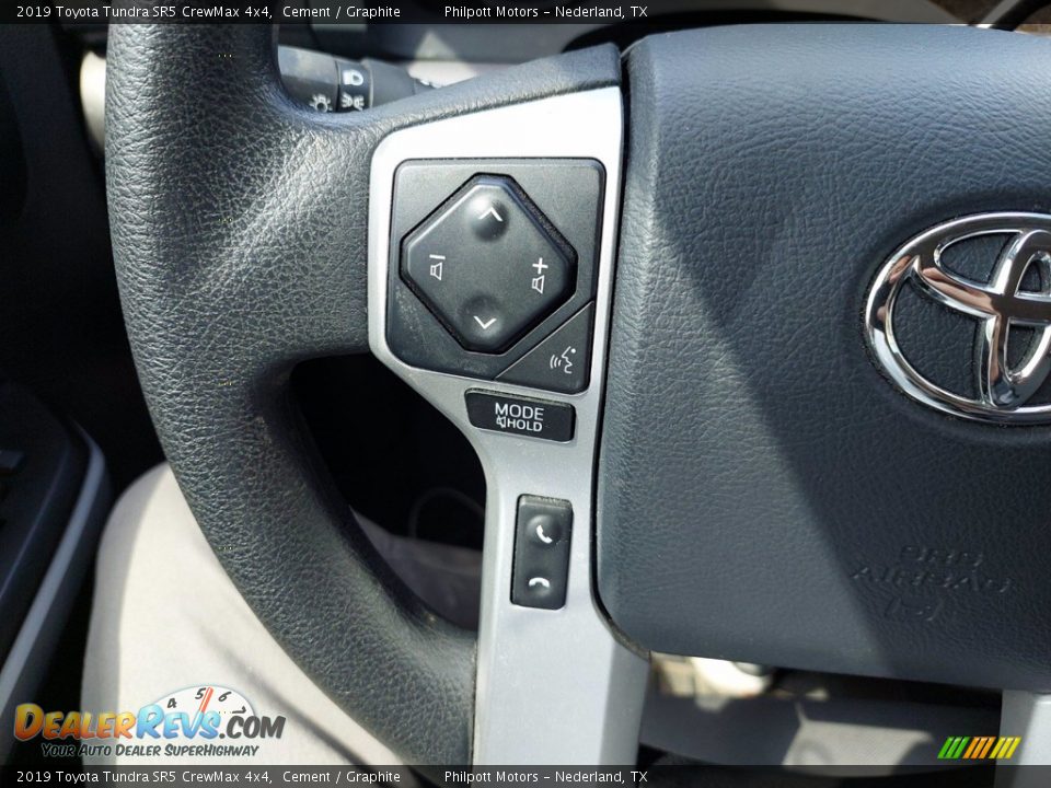 2019 Toyota Tundra SR5 CrewMax 4x4 Cement / Graphite Photo #16