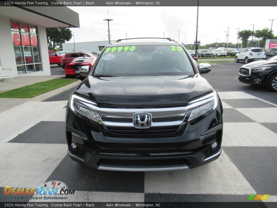 2020 Honda Pilot Touring Crystal Black Pearl / Black Photo #2