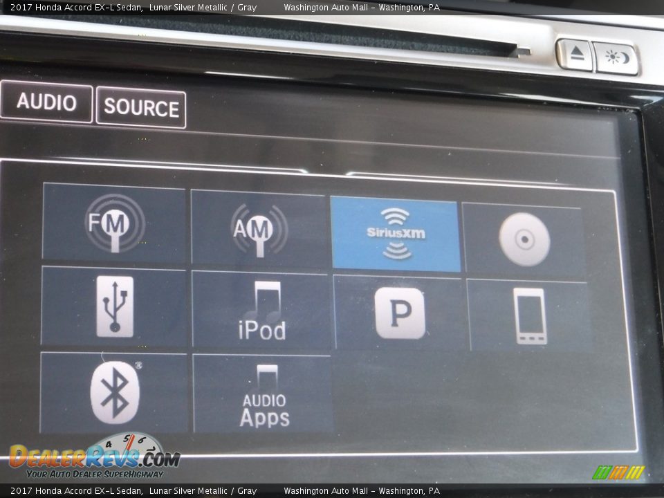2017 Honda Accord EX-L Sedan Lunar Silver Metallic / Gray Photo #21