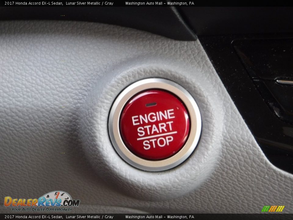 2017 Honda Accord EX-L Sedan Lunar Silver Metallic / Gray Photo #27