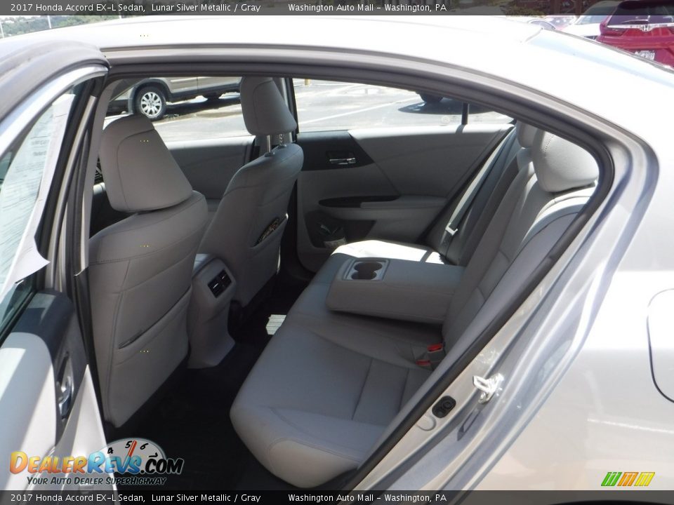 2017 Honda Accord EX-L Sedan Lunar Silver Metallic / Gray Photo #28